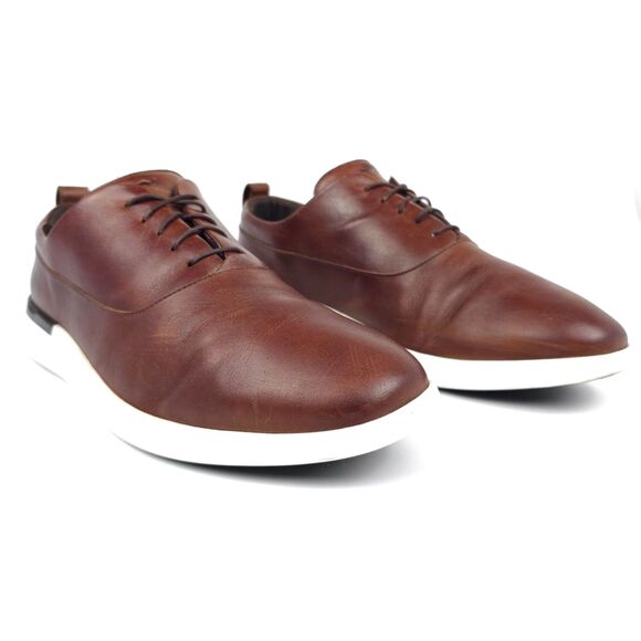 WOLF & SHEPHERD Crossover Longwing Sneaker Brown Leather Old Money Athleisure 12